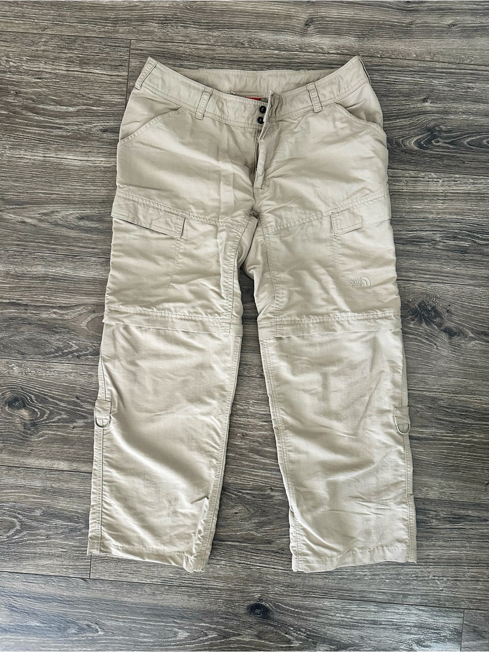 The North Face Light Beige Cargo Pants with Utility Pockets